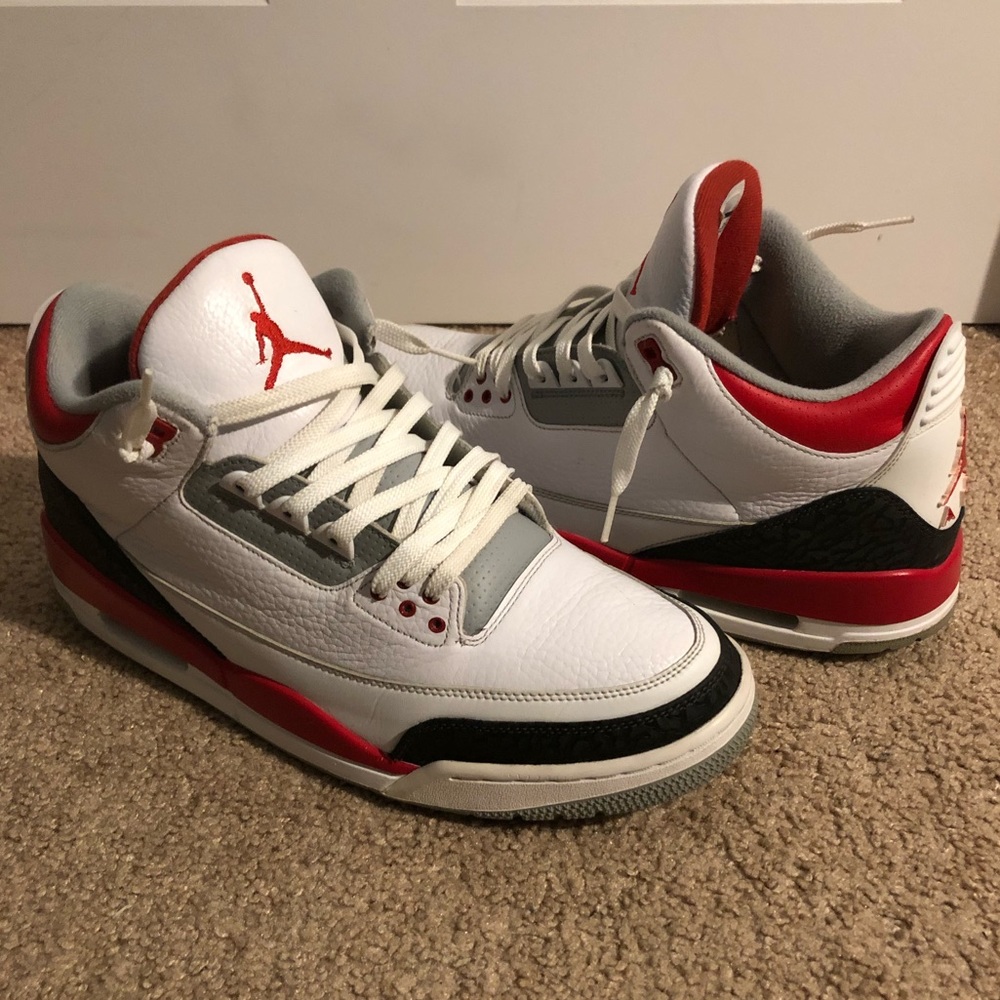 Nike Air Jordan 3 - Fire Red - Sz 11.5 - (2013) 🔥